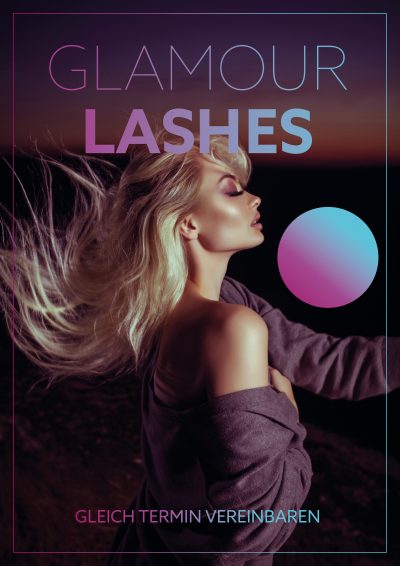 Plakat Glamour Lashes