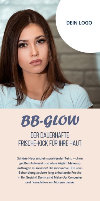 Flyer Kosmetik BB-Glow